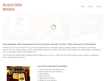 Tablet Screenshot of blackdogbooksin.com